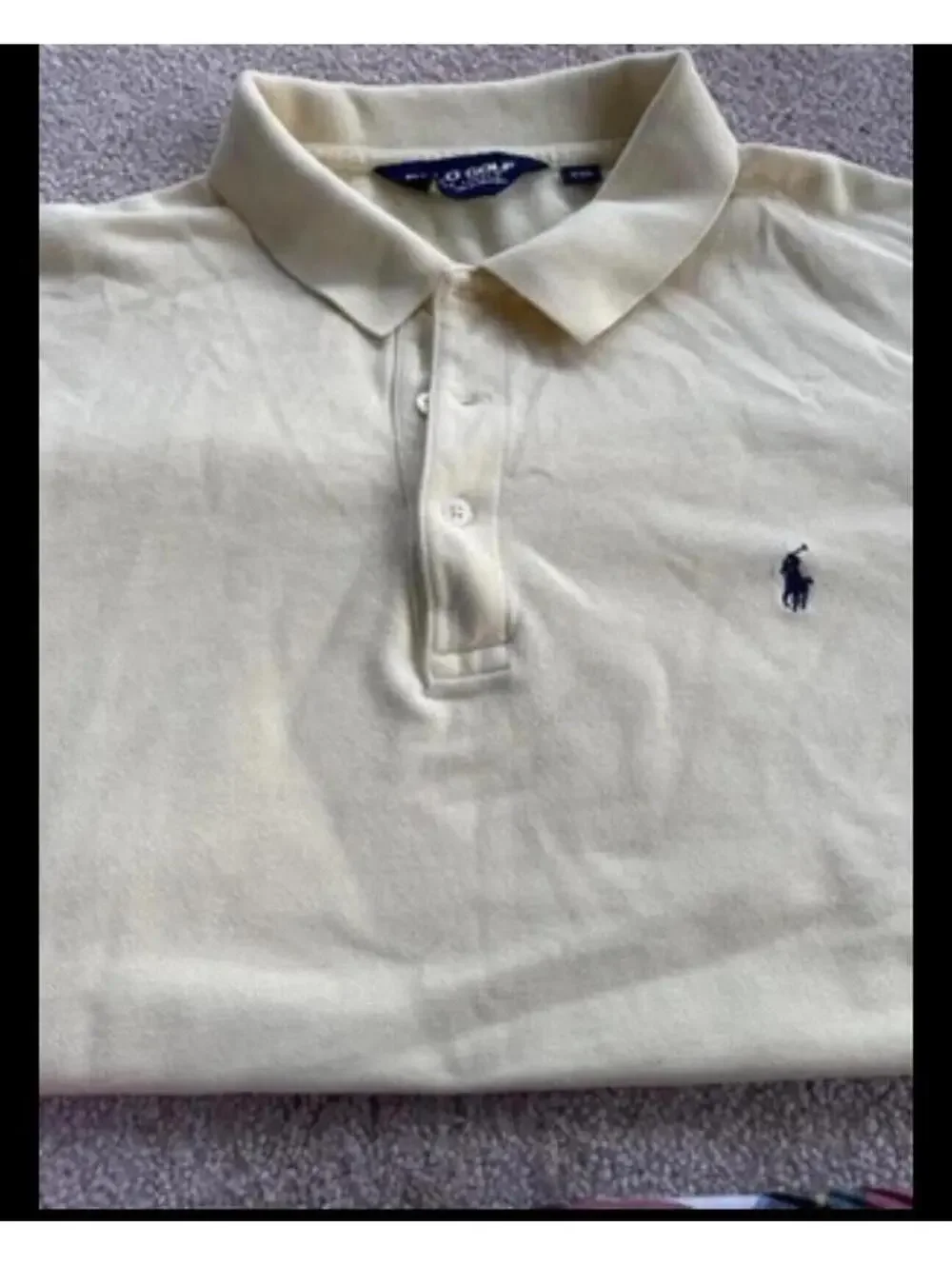 Polo Ralph Lauren Golf Polo Light Yellow XXL